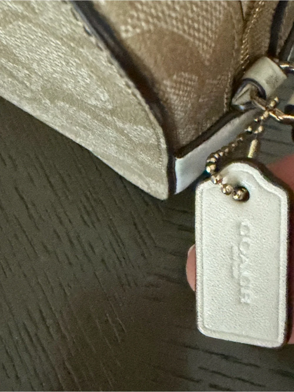 Coach Mini Camera Crossbody bag | Signature Canvas - Light Khaki/Chalk